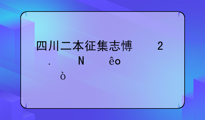 四川二本征集志愿包括哪些大学？